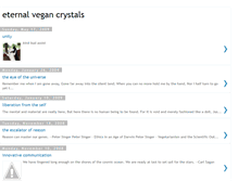 Tablet Screenshot of eternalvegancrystals.blogspot.com