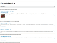 Tablet Screenshot of falandobenfica.blogspot.com