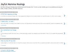 Tablet Screenshot of joyfulmomma.blogspot.com