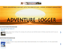 Tablet Screenshot of adventurelogger.blogspot.com