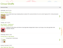Tablet Screenshot of circus-giraffe.blogspot.com
