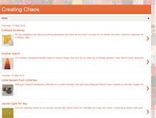 Tablet Screenshot of creatingchaos-lynn.blogspot.com