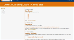 Desktop Screenshot of comp342-ta-web.blogspot.com