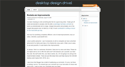 Desktop Screenshot of desktopdesigndrivel.blogspot.com