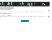 Tablet Screenshot of desktopdesigndrivel.blogspot.com