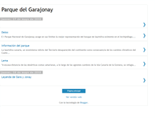 Tablet Screenshot of parquenacionaldelgarajonay.blogspot.com