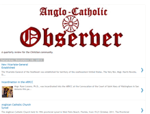 Tablet Screenshot of anglocatholicobserver.blogspot.com