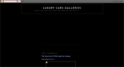 Desktop Screenshot of luxurycarsgalleries.blogspot.com