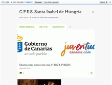 Tablet Screenshot of centroconcertadosantaisabeldehungria.blogspot.com