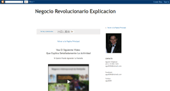 Desktop Screenshot of negociorevolucionarioexplicacion.blogspot.com