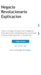 Mobile Screenshot of negociorevolucionarioexplicacion.blogspot.com