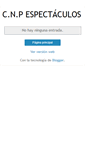 Mobile Screenshot of cnpespectaculos.blogspot.com