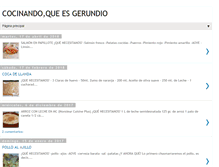 Tablet Screenshot of cocinandoquesgerundio.blogspot.com