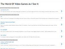 Tablet Screenshot of games-as-i-see-them.blogspot.com
