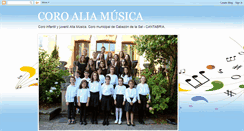 Desktop Screenshot of coroaliamusica.blogspot.com