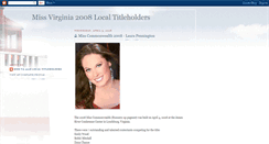 Desktop Screenshot of missva2008.blogspot.com