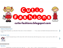 Tablet Screenshot of cutie-fashions.blogspot.com