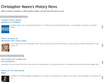 Tablet Screenshot of christophermoorehistory.blogspot.com