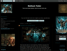 Tablet Screenshot of bioshock-trailer.blogspot.com