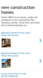 Mobile Screenshot of newconstruction-homes.blogspot.com