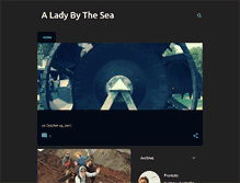 Tablet Screenshot of aladybythesea.blogspot.com