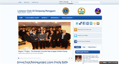 Desktop Screenshot of lionesssimpangrenggam.blogspot.com