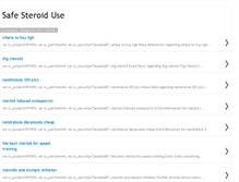 Tablet Screenshot of anabolicsteroiduse.blogspot.com