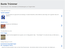 Tablet Screenshot of bunte-truemmer.blogspot.com