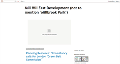 Desktop Screenshot of mill-hill-east.blogspot.com