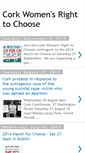 Mobile Screenshot of corkwomensrighttochoose.blogspot.com