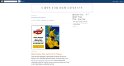 Desktop Screenshot of giftsfornewcitizens.blogspot.com