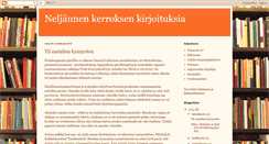 Desktop Screenshot of neljannenkerroksenkirjoituksia.blogspot.com
