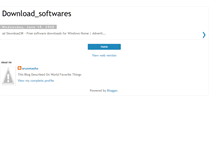 Tablet Screenshot of download3ksoftwares.blogspot.com