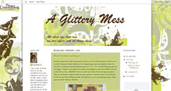 Desktop Screenshot of aglitterymess.blogspot.com