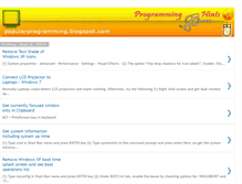 Tablet Screenshot of popularprogramming.blogspot.com