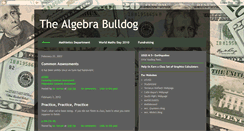 Desktop Screenshot of algebrabulldog.blogspot.com