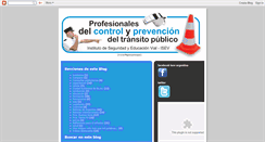 Desktop Screenshot of profesionalesdeltransito.blogspot.com