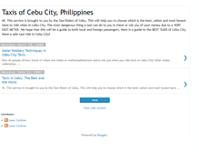 Tablet Screenshot of cebu-taxis.blogspot.com