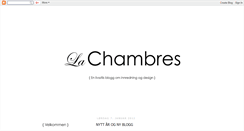 Desktop Screenshot of lachambres.blogspot.com