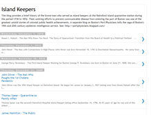 Tablet Screenshot of islandkeepers.blogspot.com