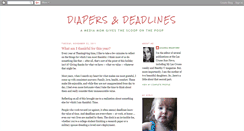 Desktop Screenshot of diapers-n-deadlines.blogspot.com