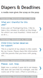Mobile Screenshot of diapers-n-deadlines.blogspot.com