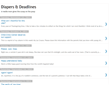 Tablet Screenshot of diapers-n-deadlines.blogspot.com