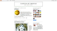 Desktop Screenshot of cadenasdeamistad.blogspot.com