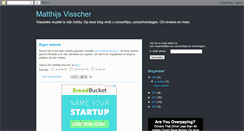 Desktop Screenshot of matthijsvisscher.blogspot.com