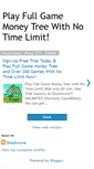 Mobile Screenshot of gamemoneytree.blogspot.com