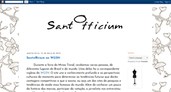 Desktop Screenshot of blogsantofficium.blogspot.com