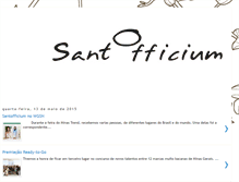 Tablet Screenshot of blogsantofficium.blogspot.com