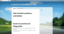 Desktop Screenshot of coisasestranha.blogspot.com