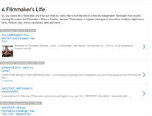Tablet Screenshot of filmmakerslife.blogspot.com